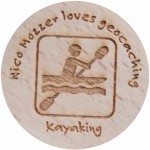 Nico Mozzer loves geocaching - Kayaking