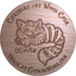 Cheshire cat Wood Coin