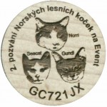 2. pozvání Norských lesních koček na event GC721JX