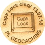 Caps Lock ciszy 13.07.18