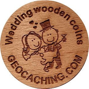 Wedding wooden coins