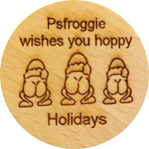 Psfroggie wishes you hoppy Holidays