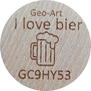 Geo-Art I love bier