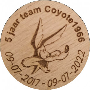 5 jaar team Coyote1966 