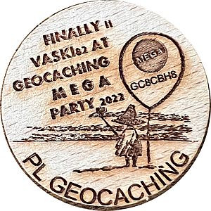 Finally Vaski82 at Geocaching Mega Party 2022
