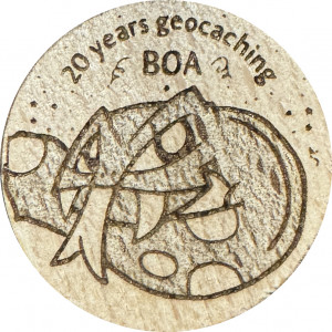 20 years geocaching BOA